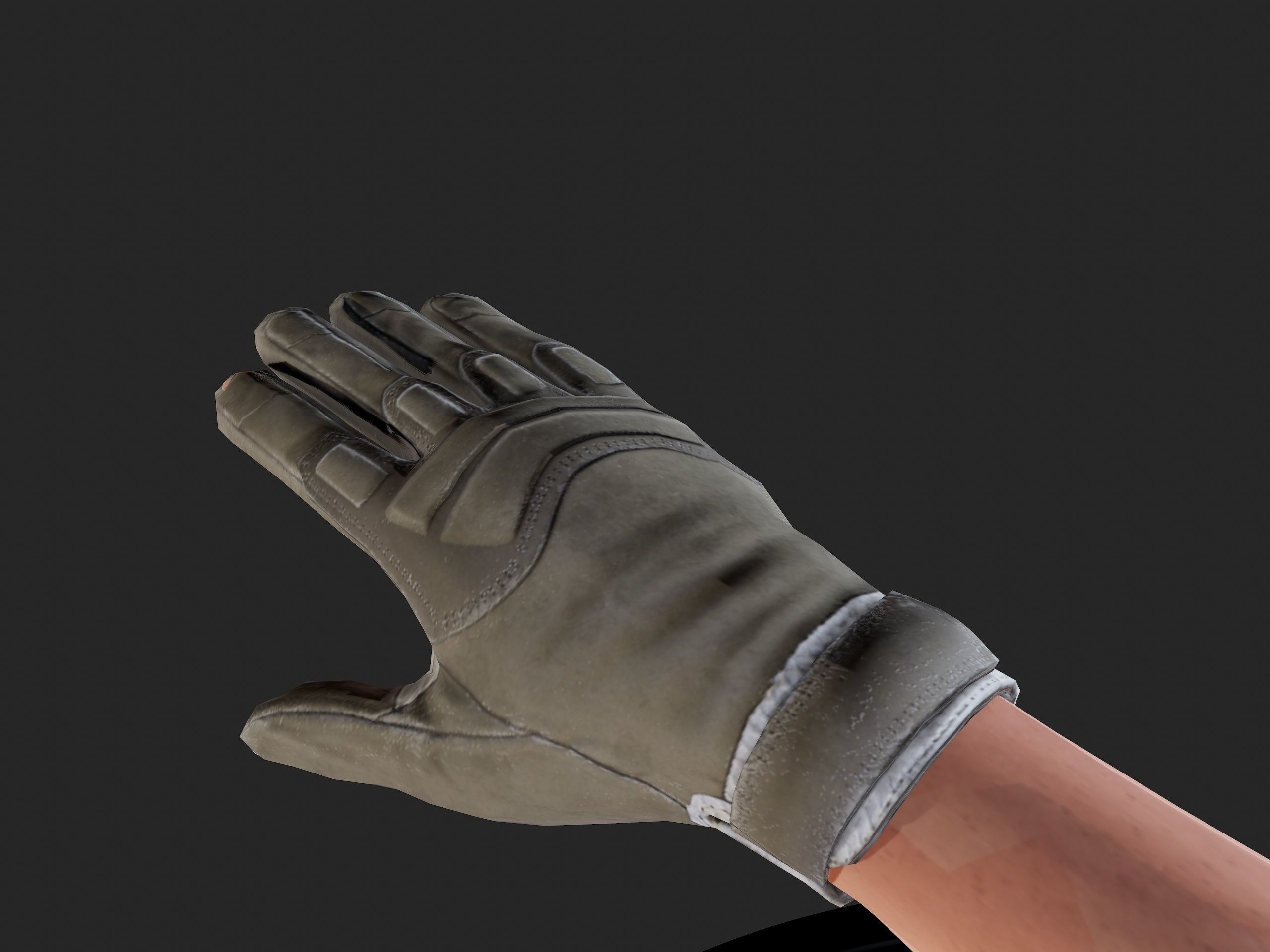 Worker1 Animations Pack Low-poly 3D model_9