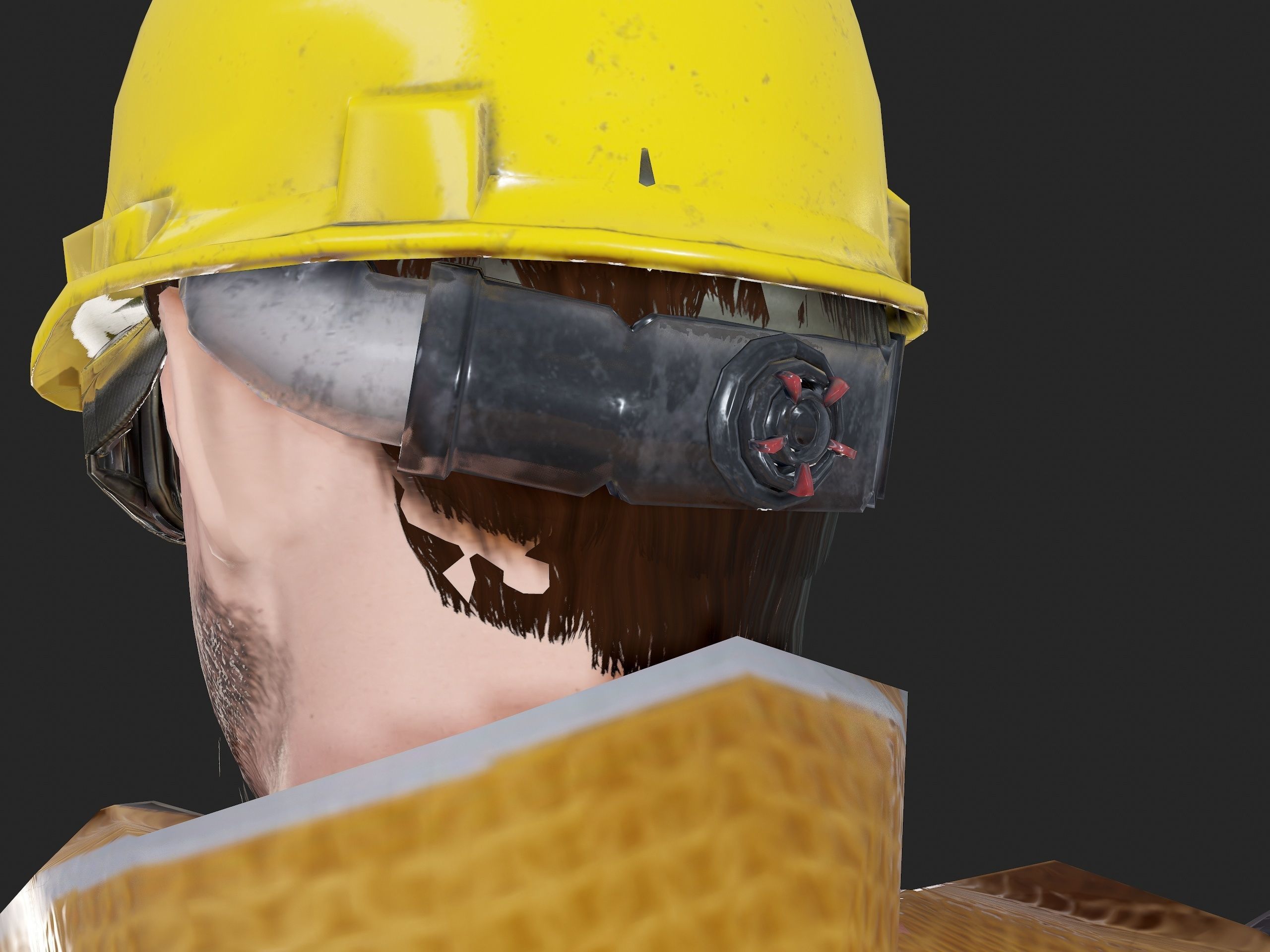 Worker1 Animations Pack Low-poly 3D model_10
