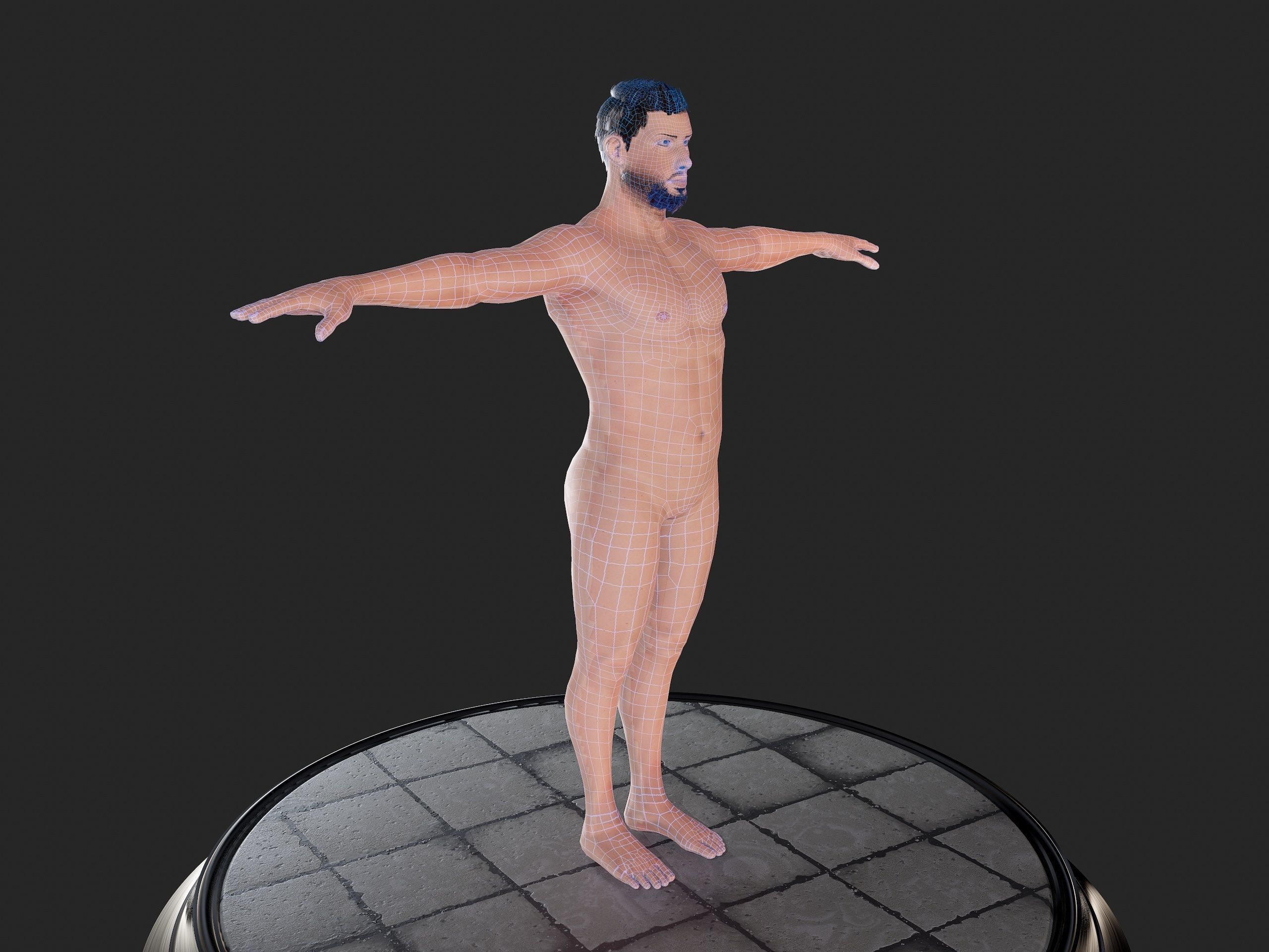 Worker1 Animations Pack Low-poly 3D model_49