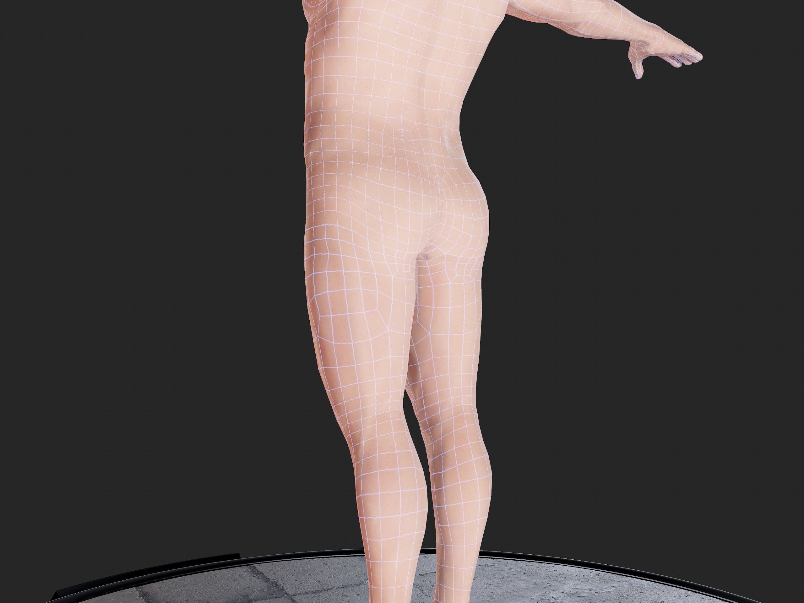 Worker1 Animations Pack Low-poly 3D model_53