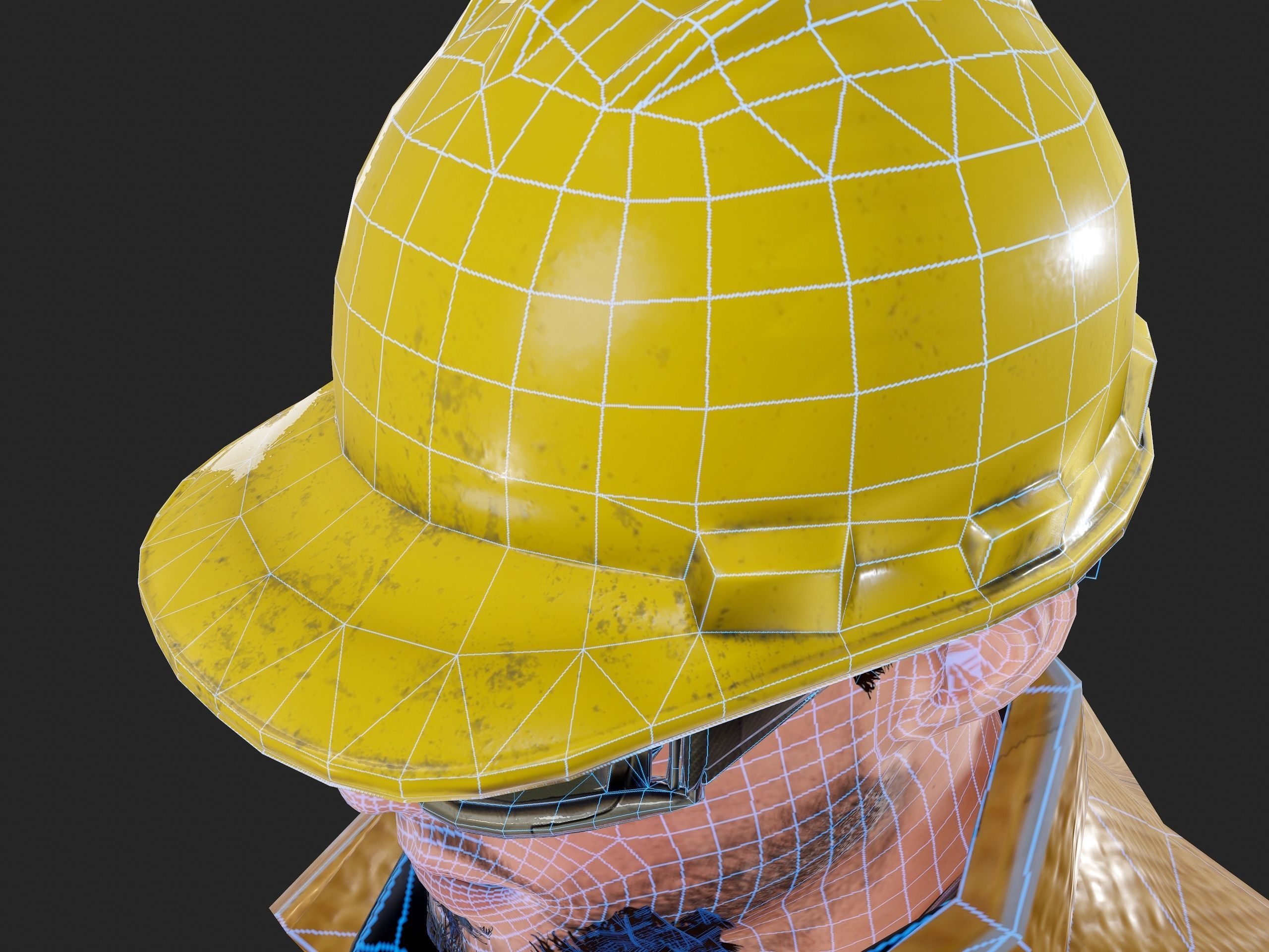 Worker1 Animations Pack Low-poly 3D model_44