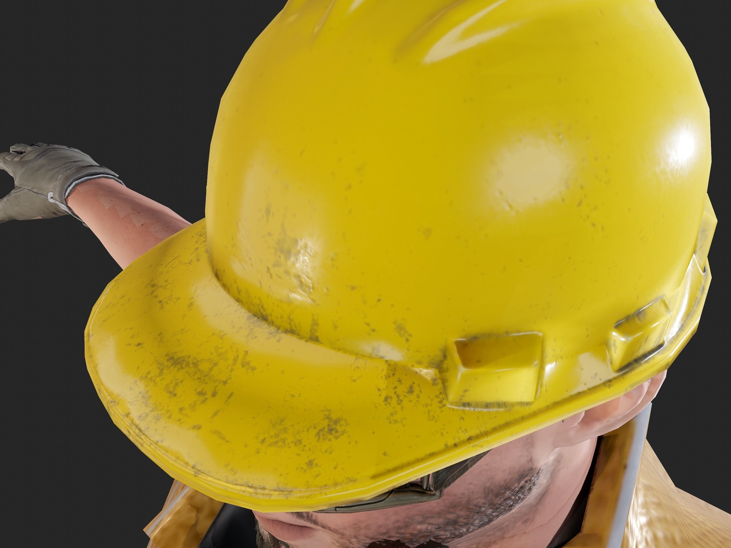 Worker1 Animations Pack Low-poly 3D model_11