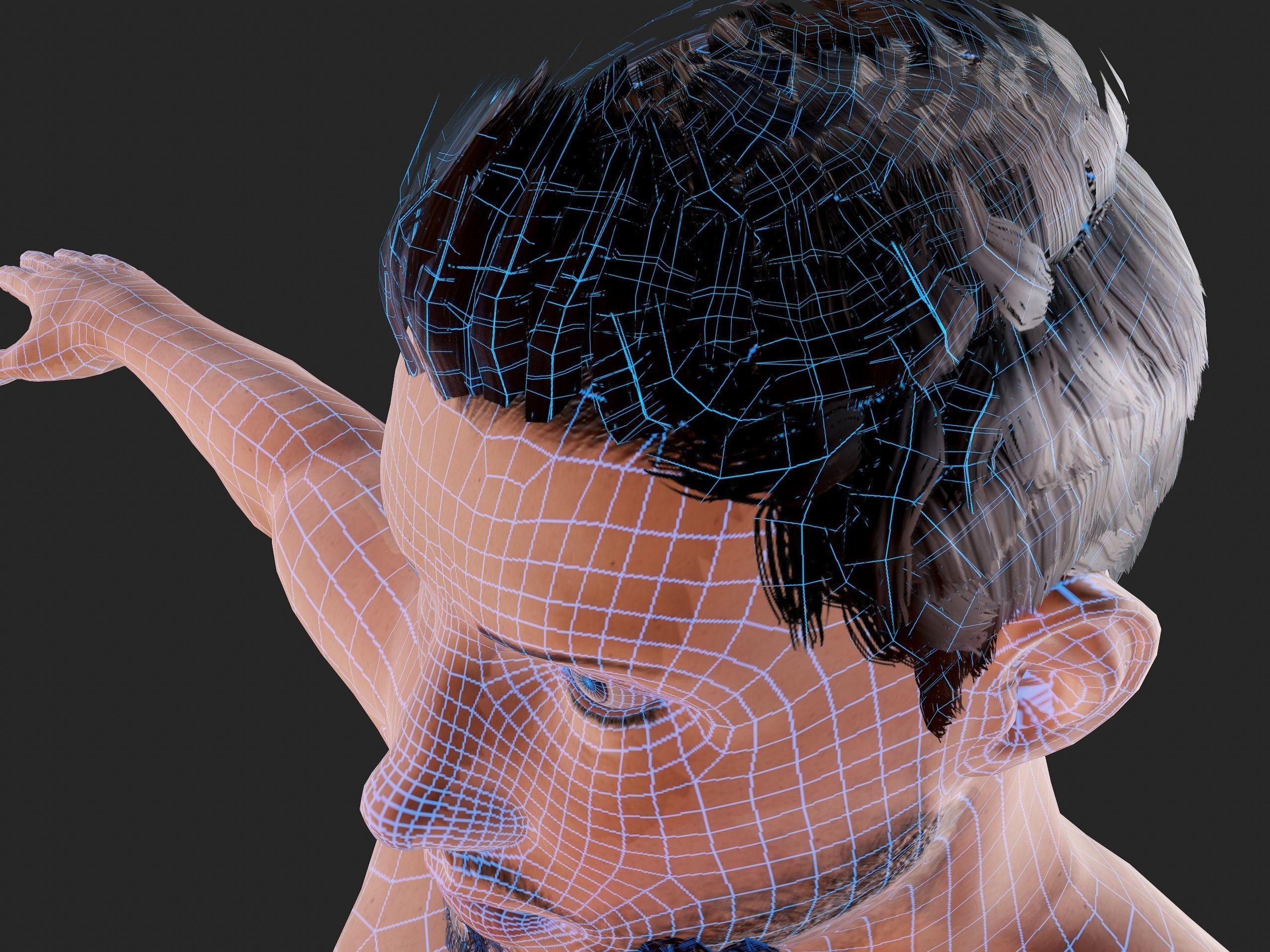 Worker1 Animations Pack Low-poly 3D model_56