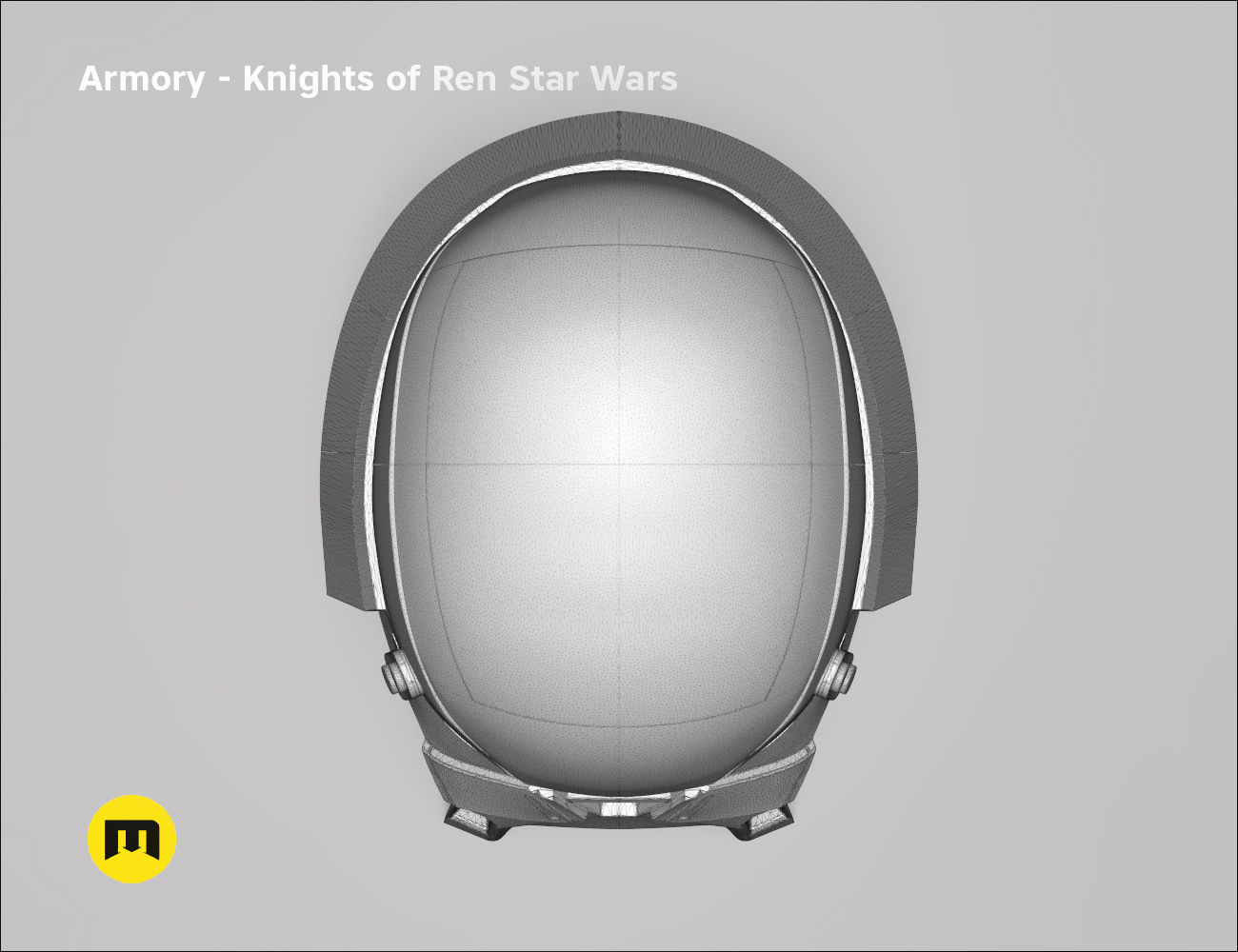 Armory helmet - Knights of Ren - Star Wars universe 3D print model_17