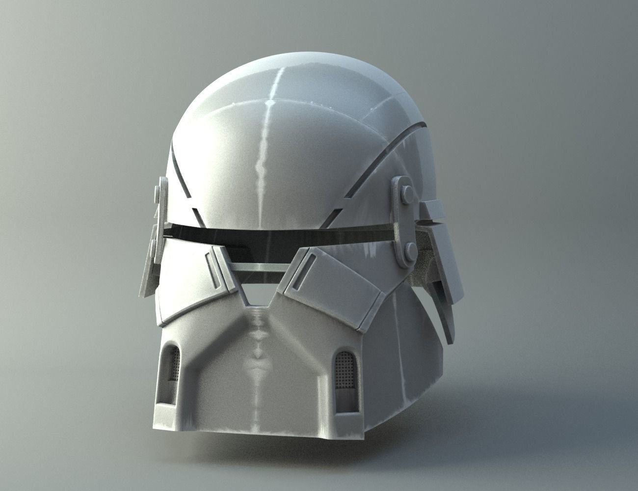 Armory helmet - Knights of Ren - Star Wars universe 3D print model_9