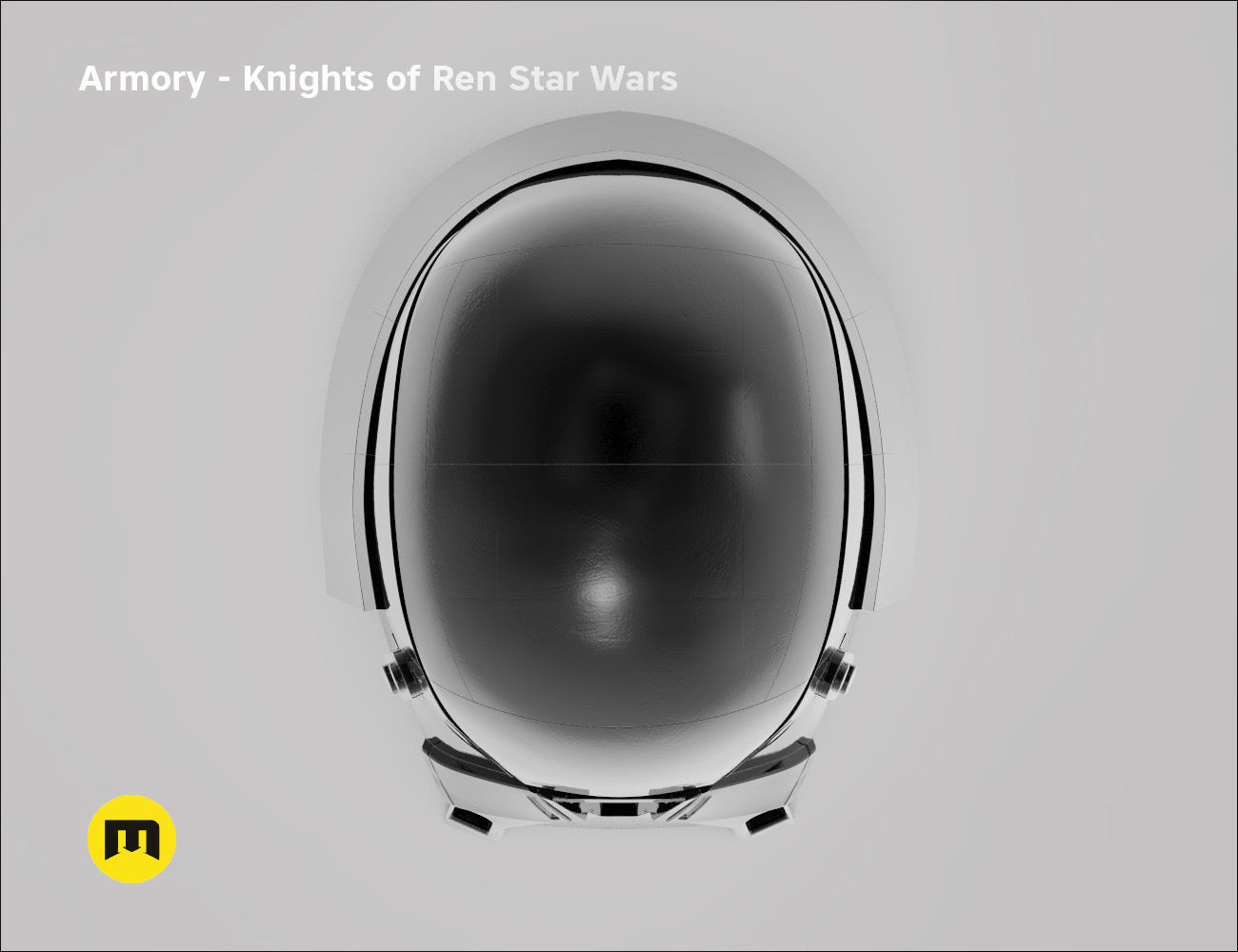 Armory helmet - Knights of Ren - Star Wars universe 3D print model_5