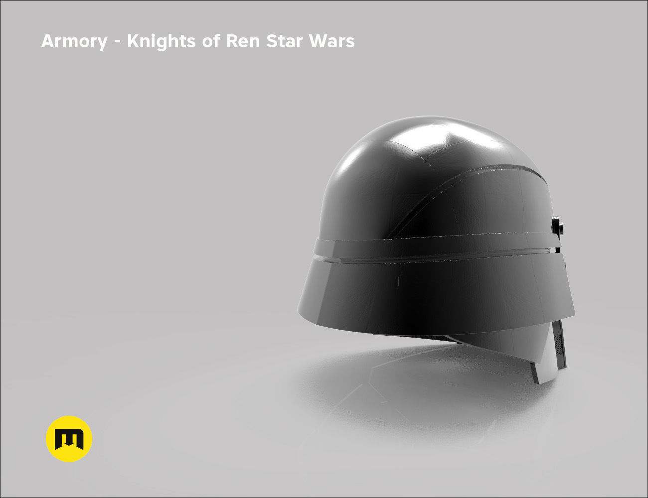 Armory helmet - Knights of Ren - Star Wars universe 3D print model_1