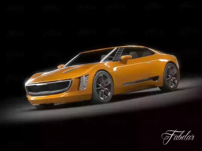 Kia GT4 concept 3D model