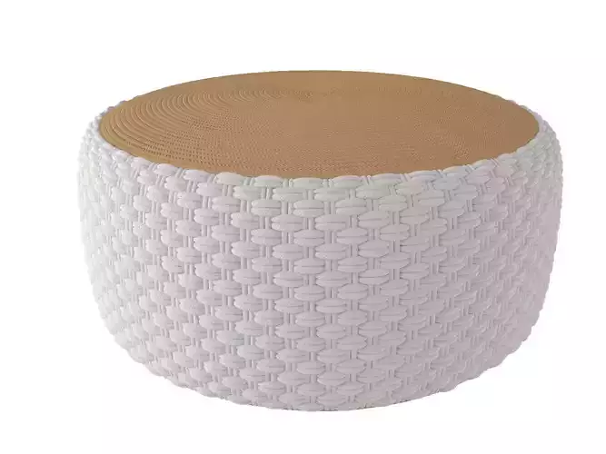 Pouf Braided Knot MAISONS DU MONDE 