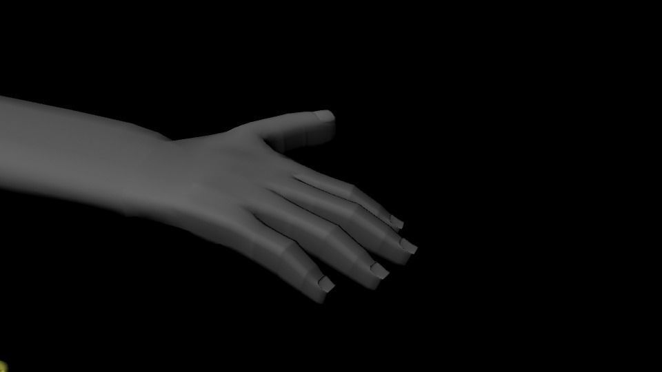 the green man Low-poly 3D model_4