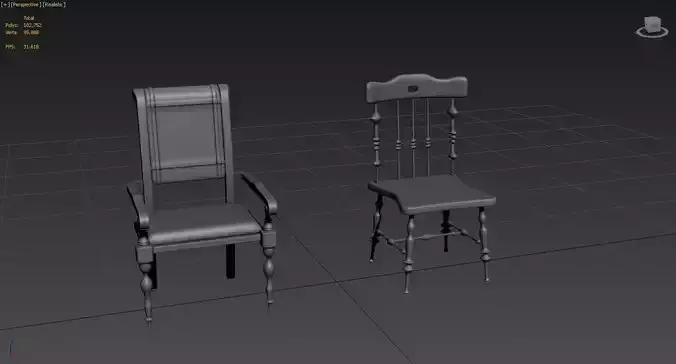 Classic chairs two