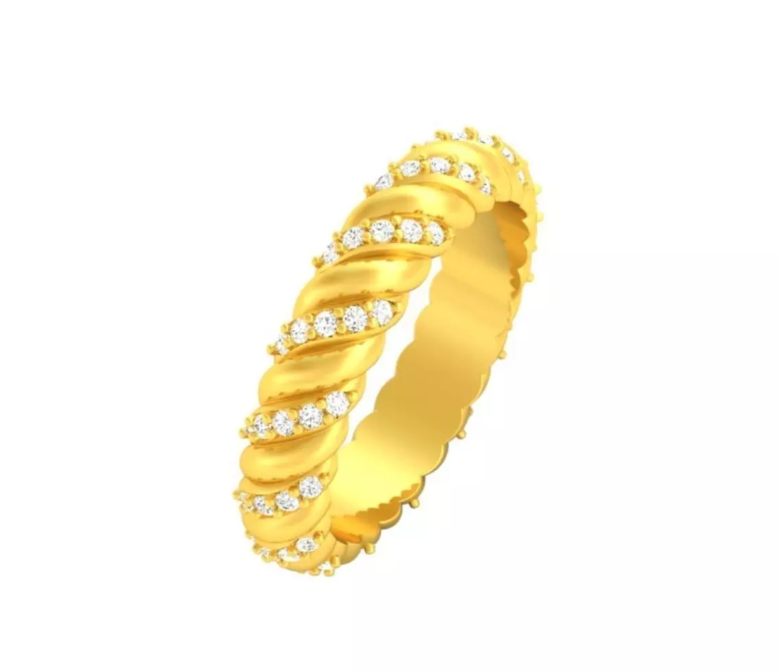 Eternity Band Ring 3D print model