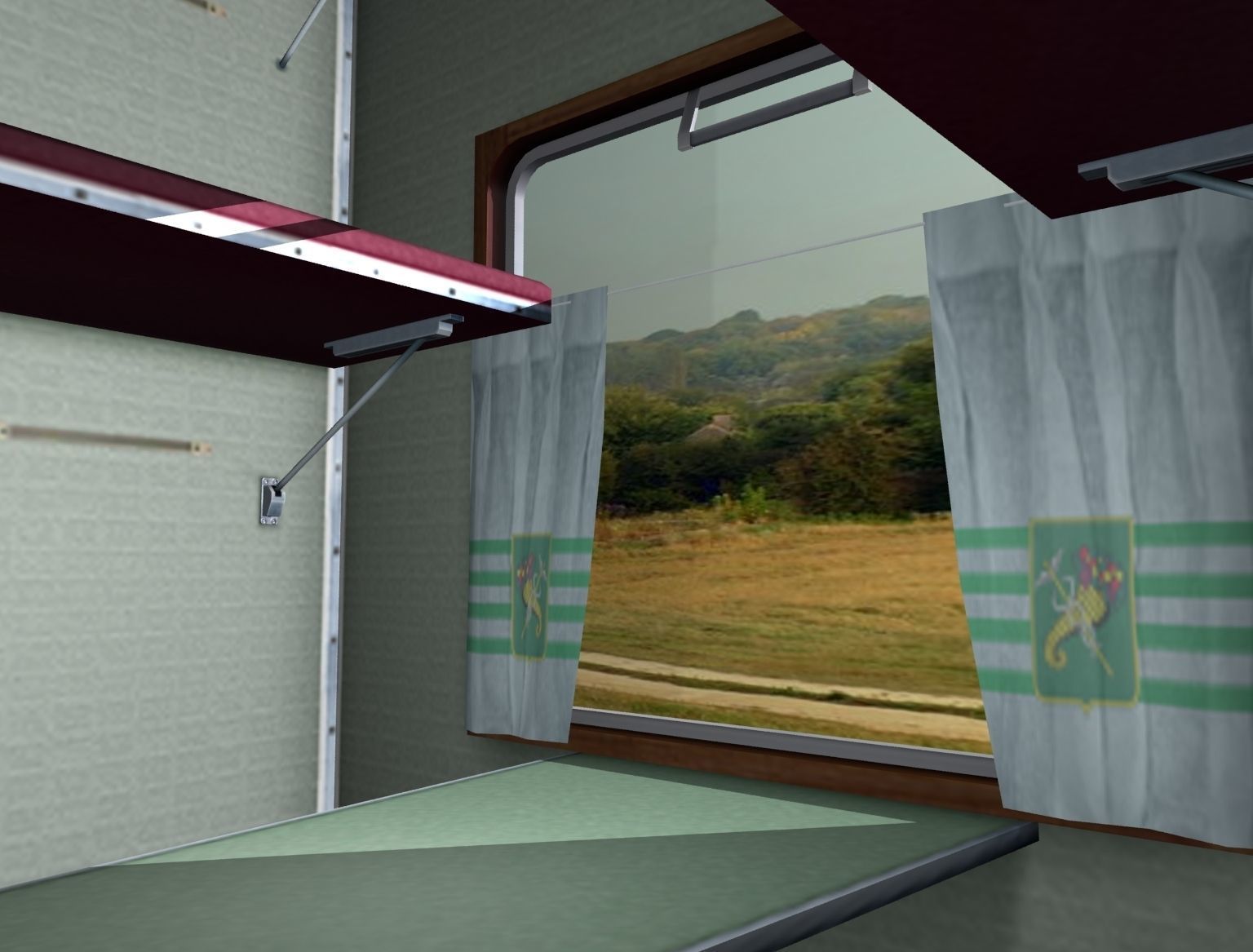 Railway wagon type 66W plant-KVZ Low-poly 3D model_17