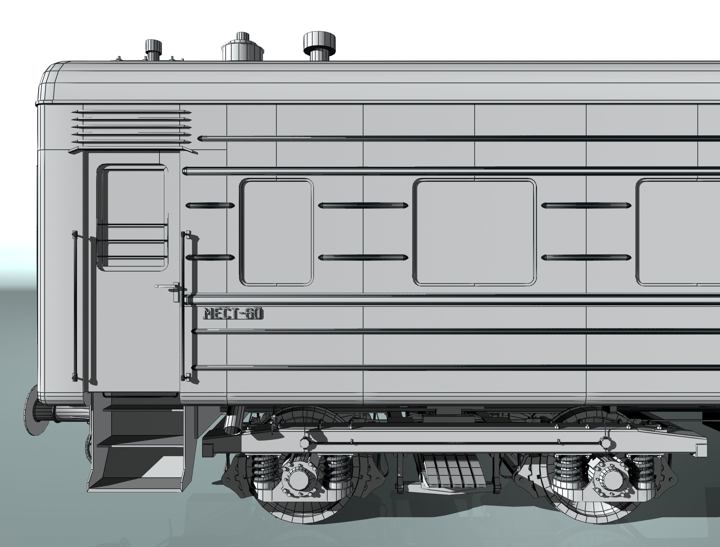 Railway wagon type 66W plant-KVZ Low-poly 3D model_21