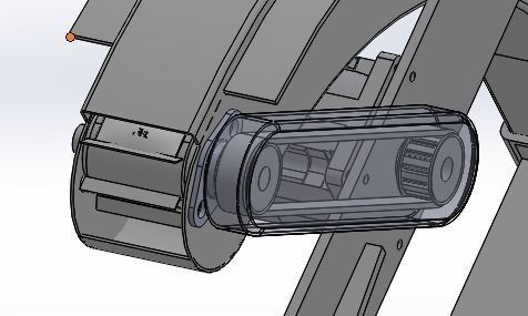 Vibrating conveyor 3D model_6
