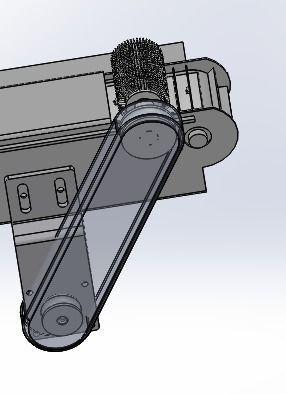 Vibrating conveyor 3D model_8