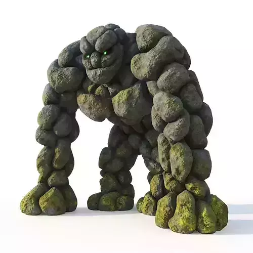 Stone Golem 3D model