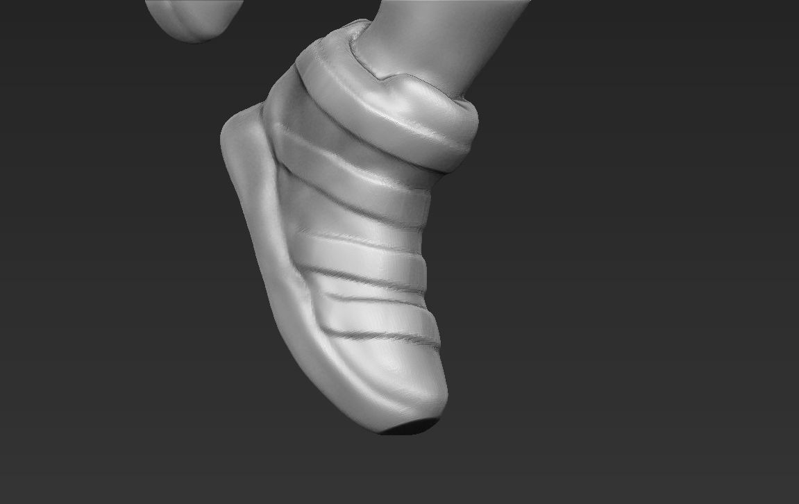 Lebron James 3D printing ready stl obj formats  3D print model_7