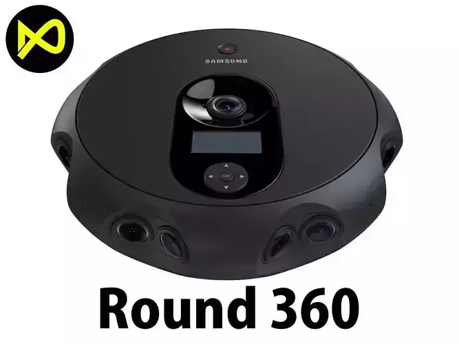 Samsung 360 Round Camera 3D model Samsung 360 Round Camera 3D model