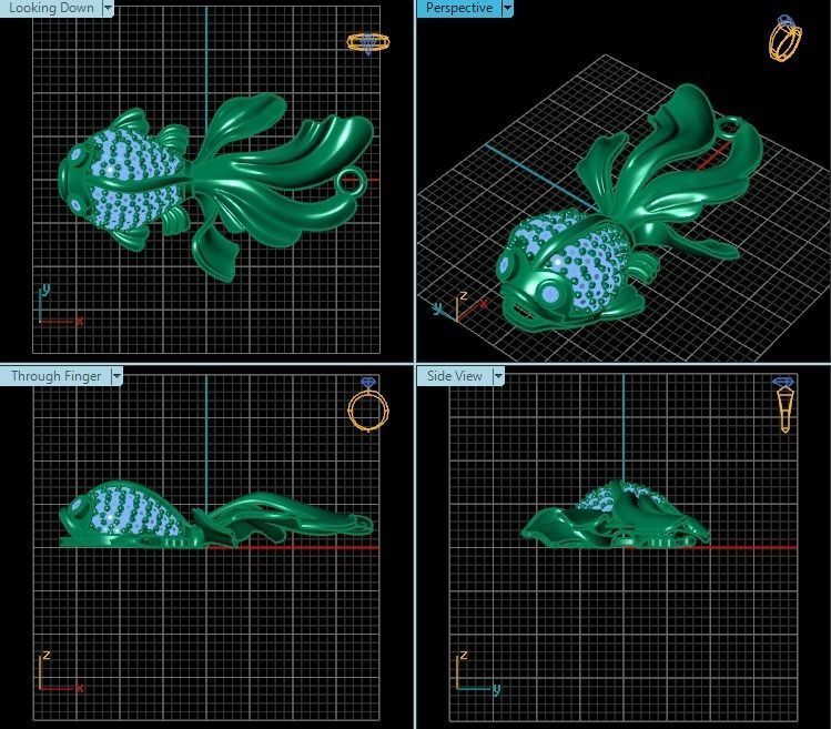 Pendant T00433 3D print model_2