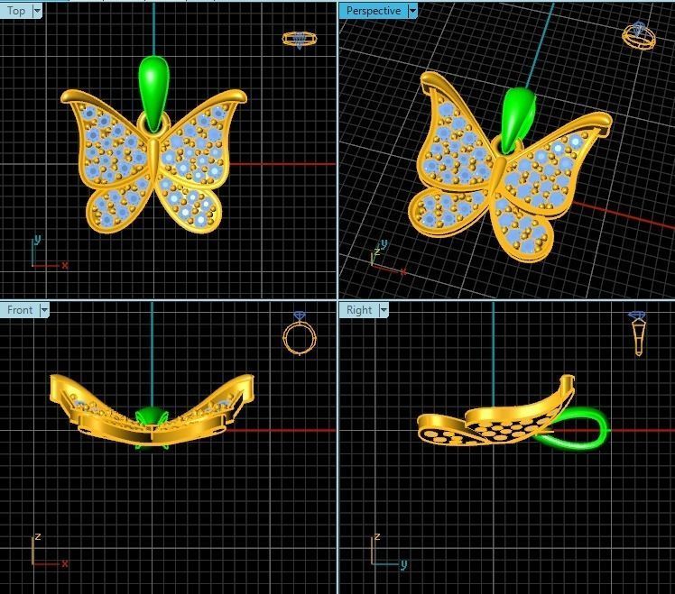Pendant T00435 3D print model_2