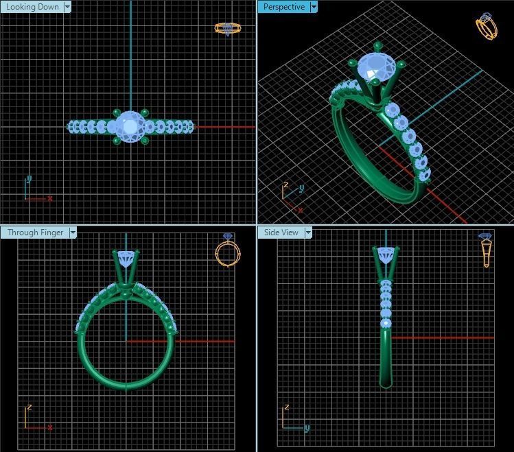 Ring T00437 3D print model_2