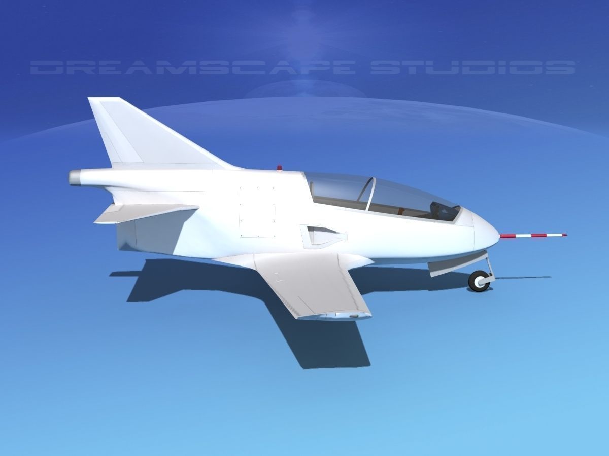 Bede BD-5J Microjet Unmarked 3D model_4