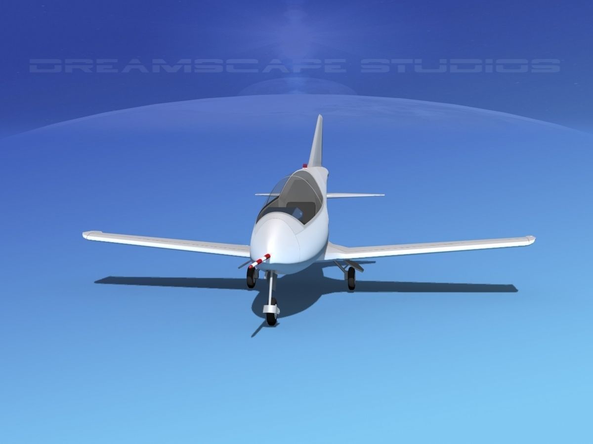 Bede BD-5J Microjet Unmarked 3D model_1