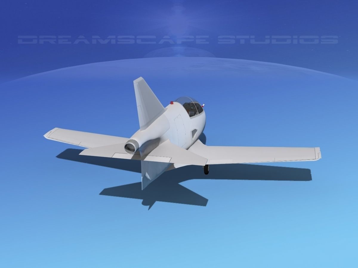 Bede BD-5J Microjet Unmarked 3D model_6