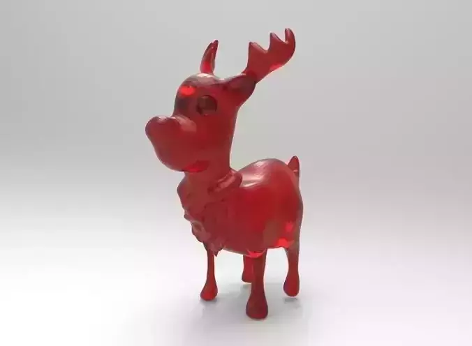 Xmas Reindeer  3D print model