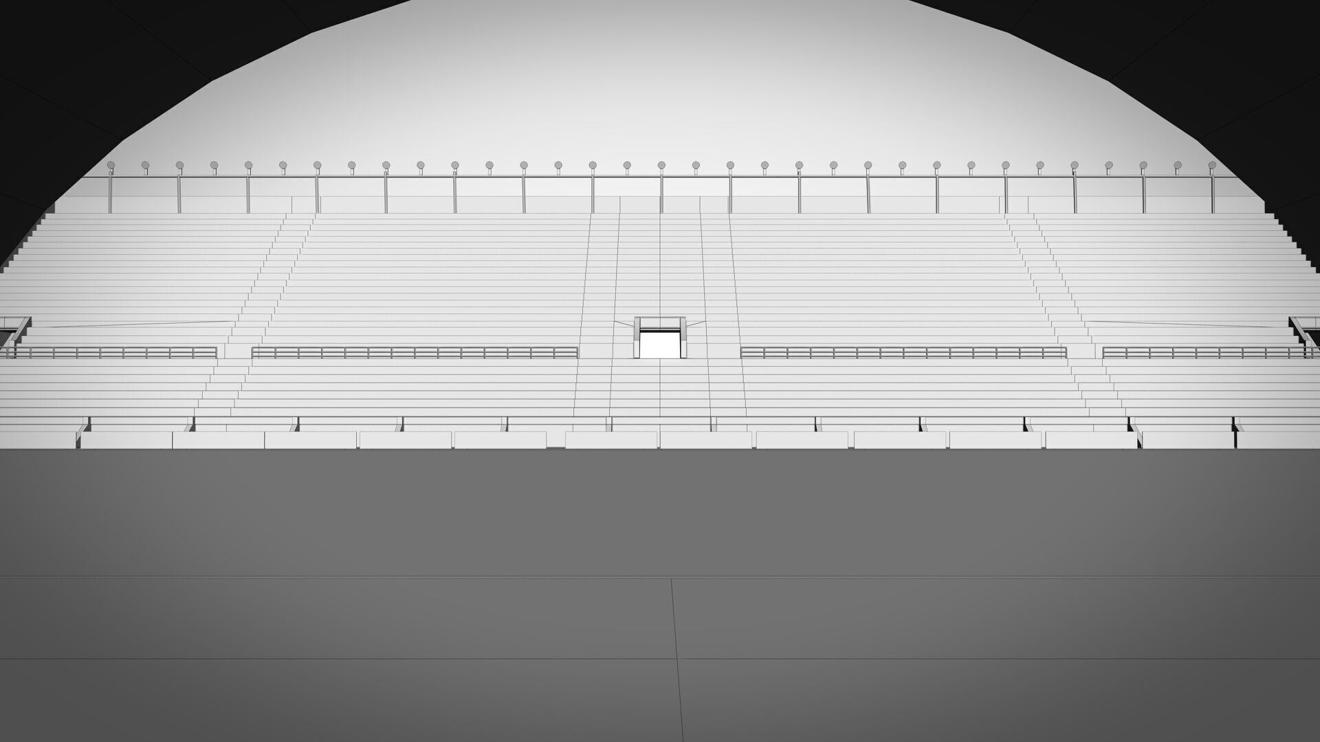 Stadium - Athletic Club San Lorenzo de Almagro Low-poly 3D model_10