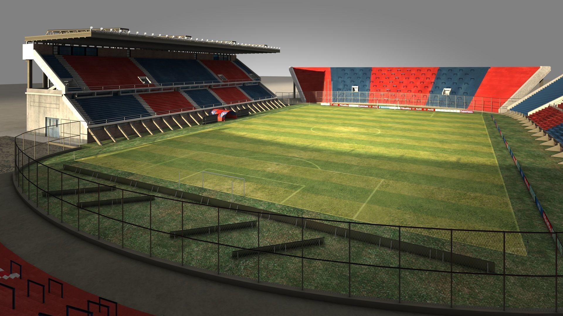 Stadium - Athletic Club San Lorenzo de Almagro Low-poly 3D model_8