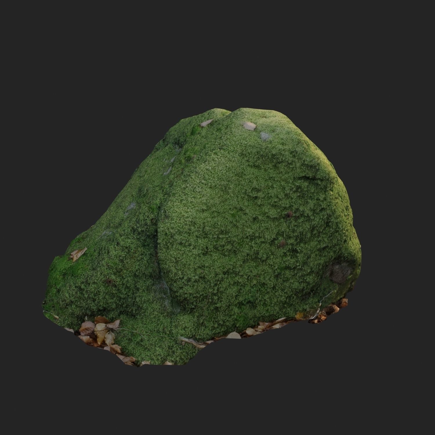 3d scanned nature stone 039 Low-poly 3D model_2