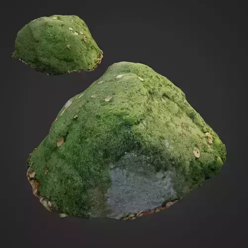 3d scanned nature stone 039