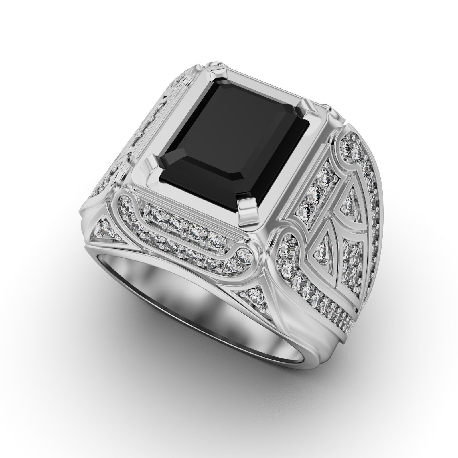 Man ring 20 3D print model_1