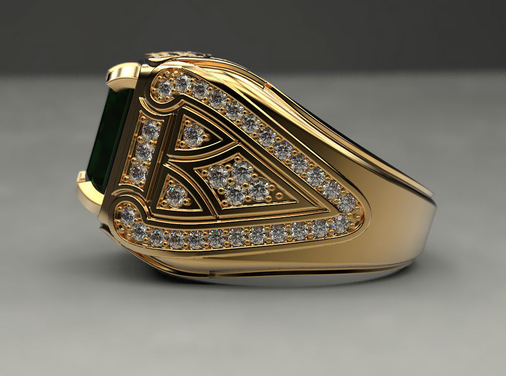 Man ring 20 3D print model_15