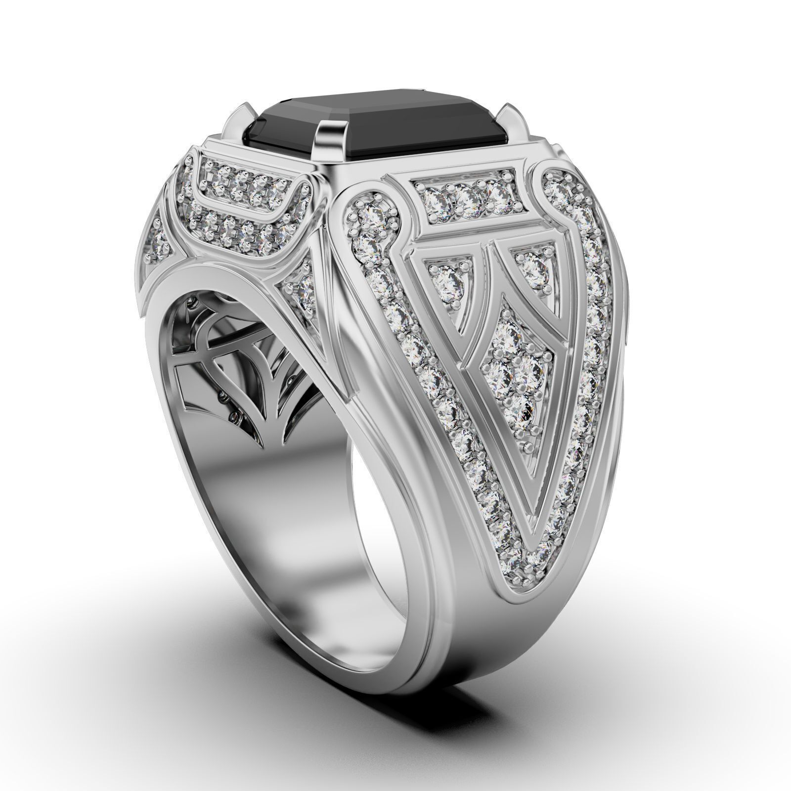 Man ring 20 3D print model_2