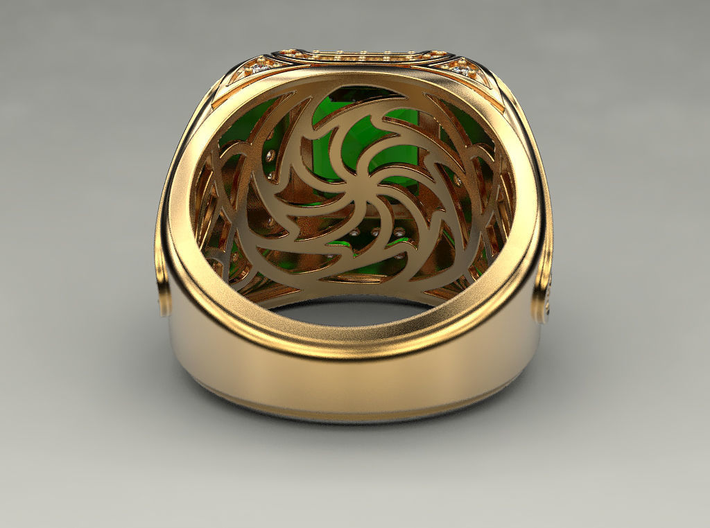 Man ring 20 3D print model_17