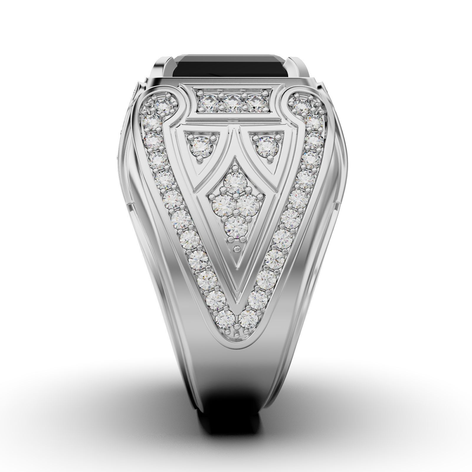 Man ring 20 3D print model_3