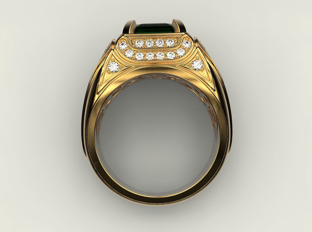 Man ring 20 3D print model_20