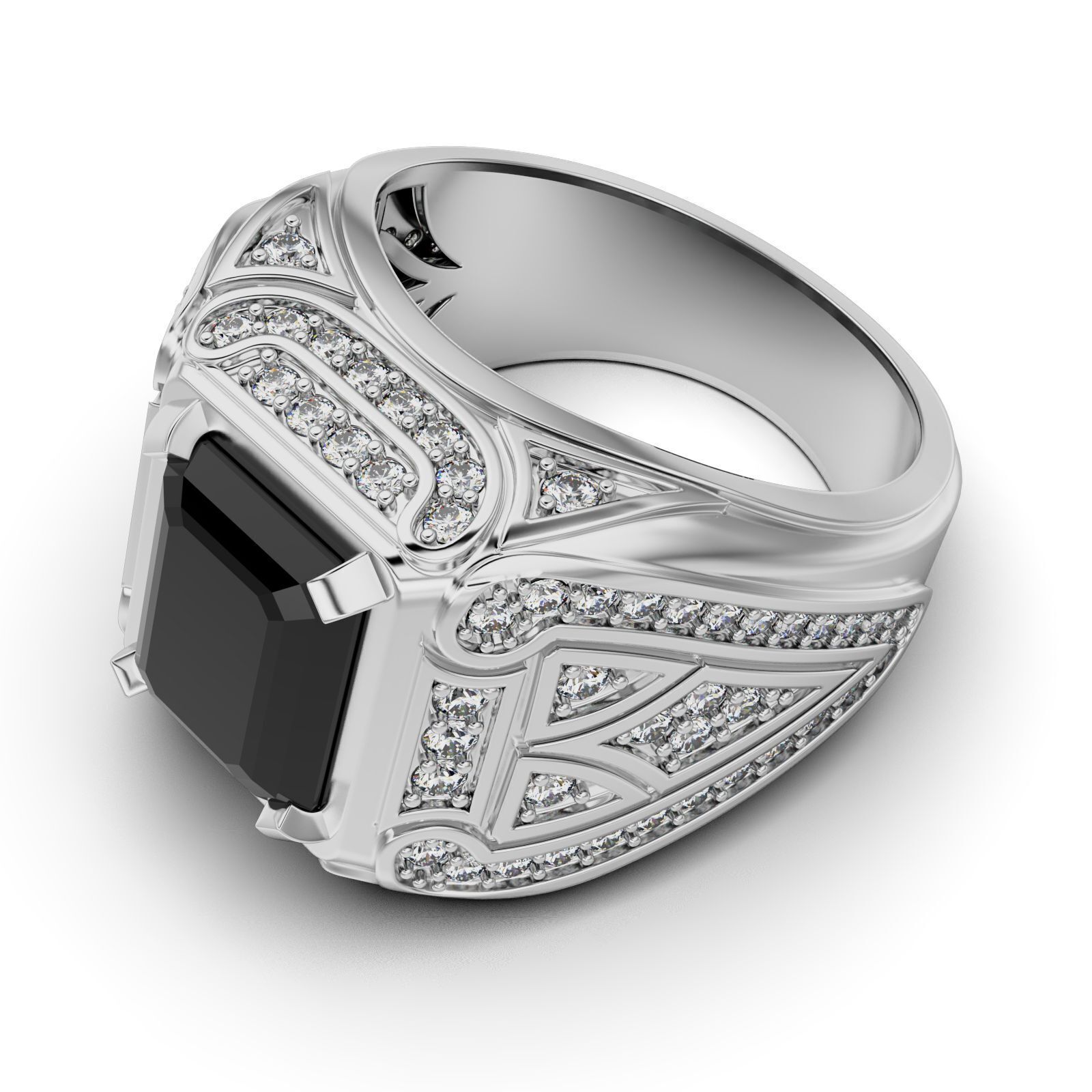 Man ring 20 3D print model_8
