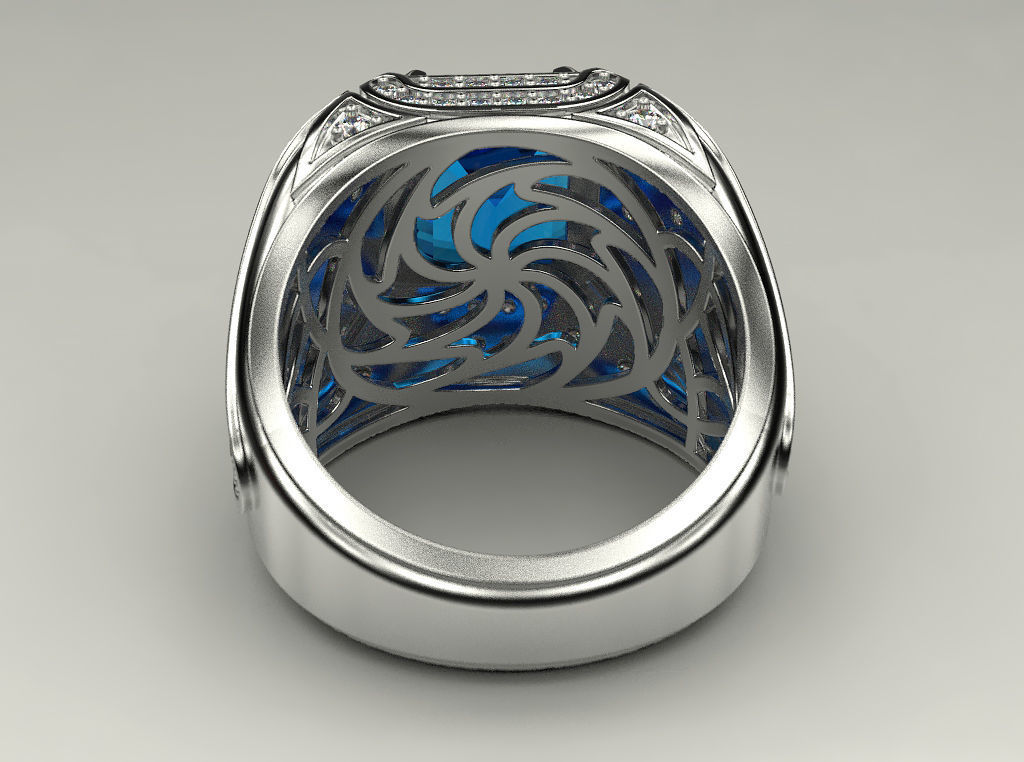 Man ring 20 3D print model_24
