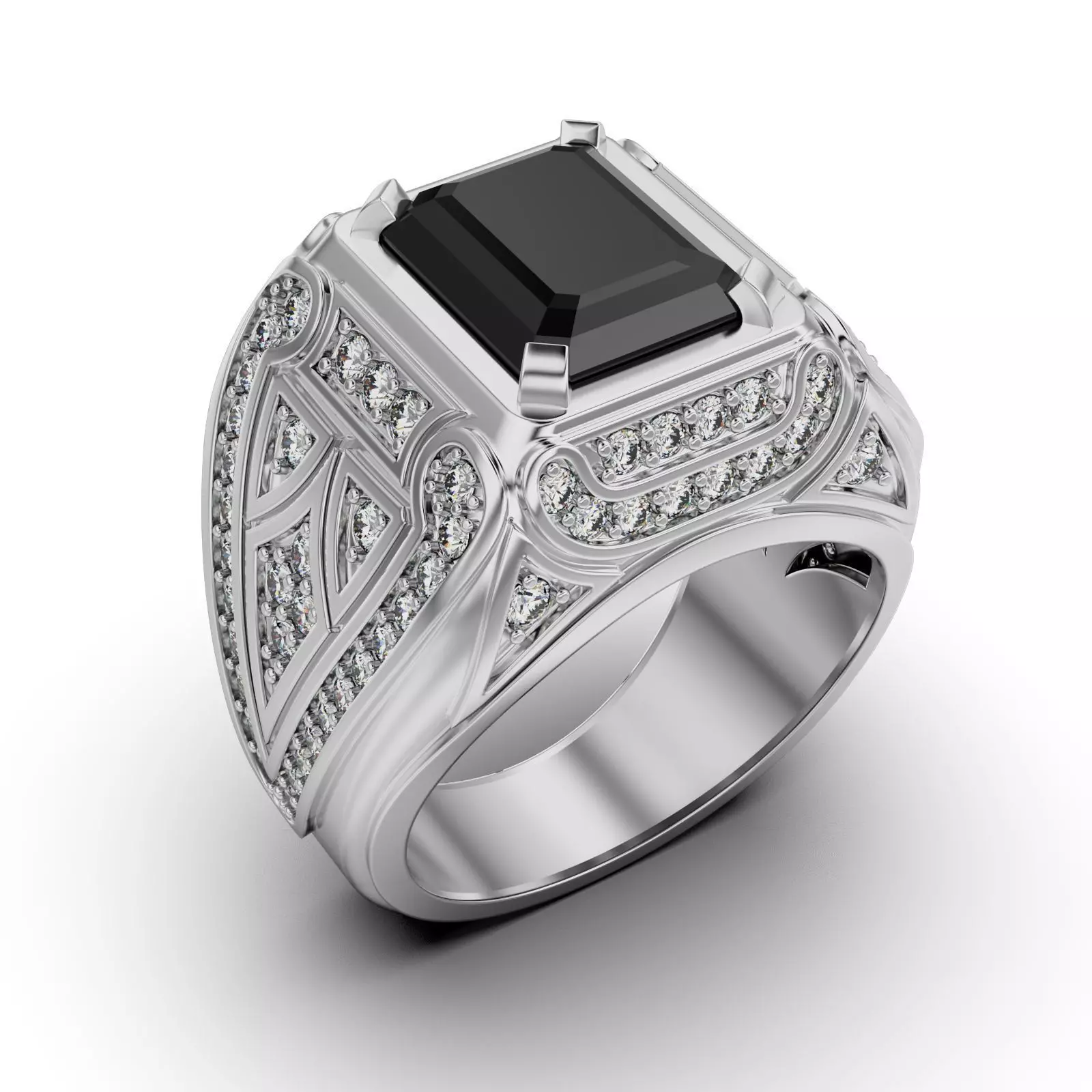 Man ring 20 3D print model_0