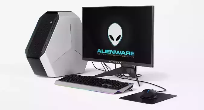 Dell Alienware Computer Set 3D model