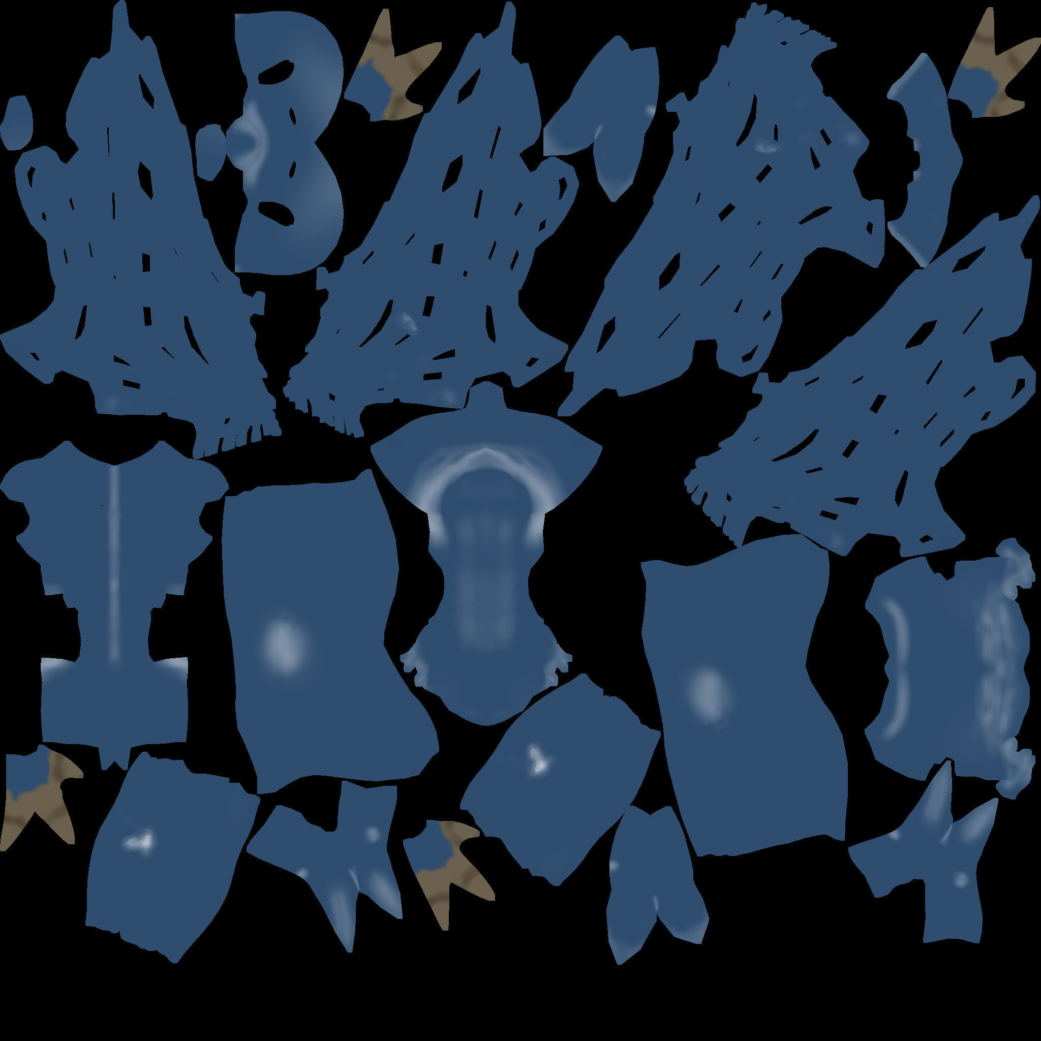 vampire with wings Low-poly 3D model_7