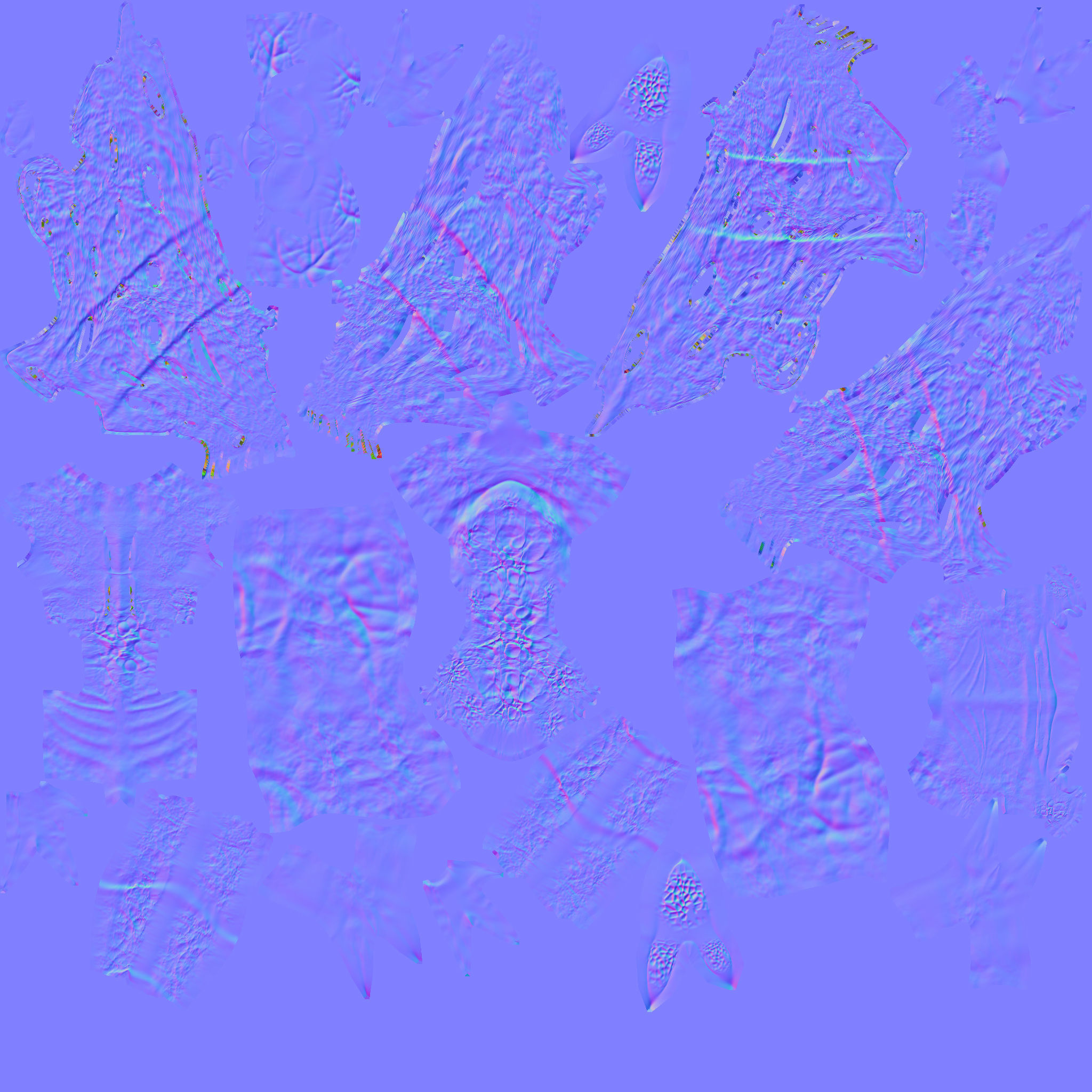 vampire with wings Low-poly 3D model_28