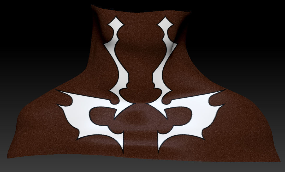 vampire with wings Low-poly 3D model_15