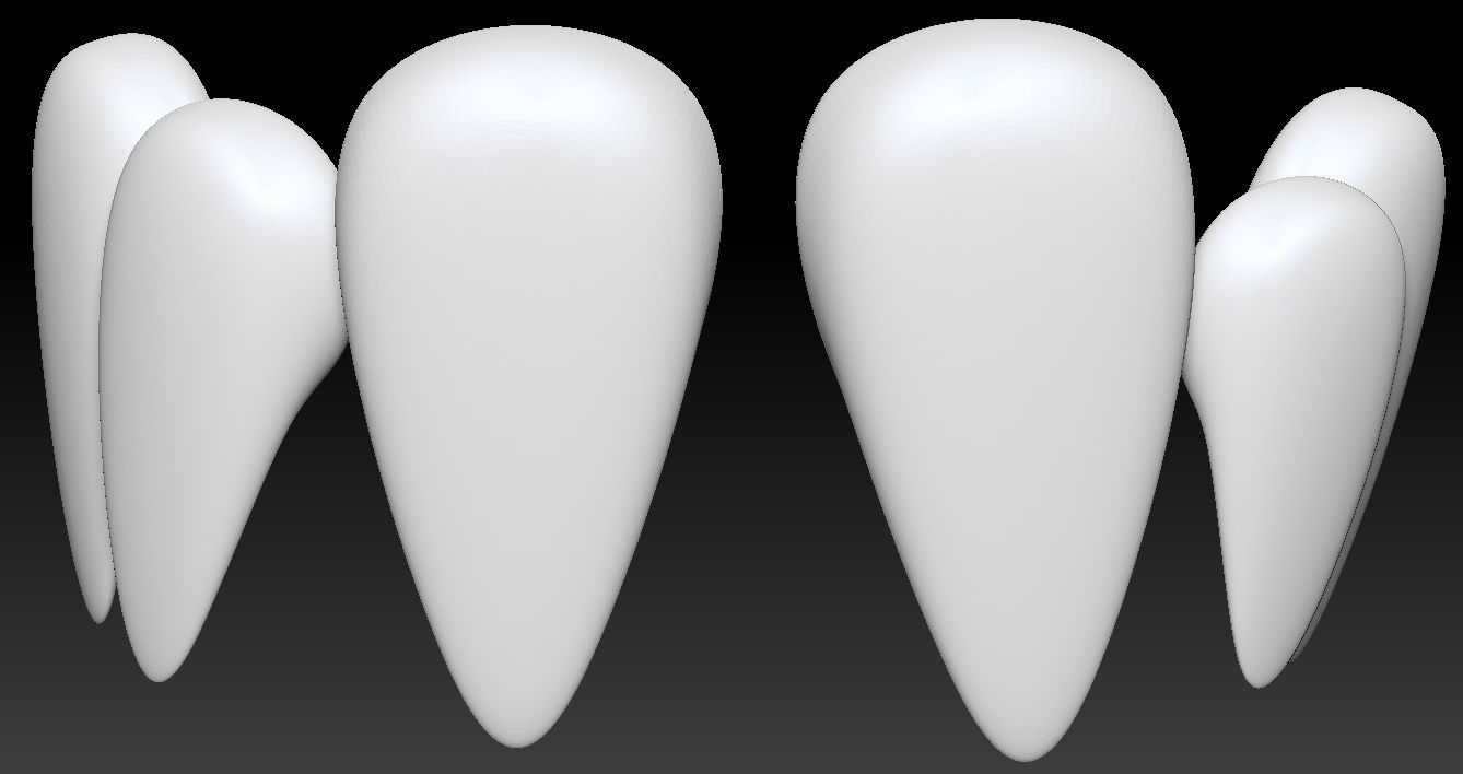 vampire with wings Low-poly 3D model_5