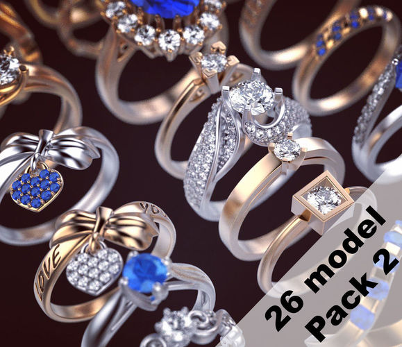 Pack ring 2 3D print model