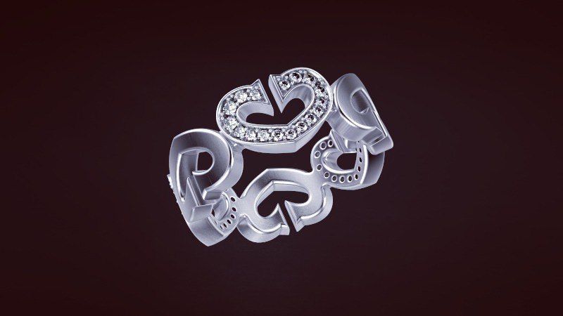 Pack ring 2 3D print model_26